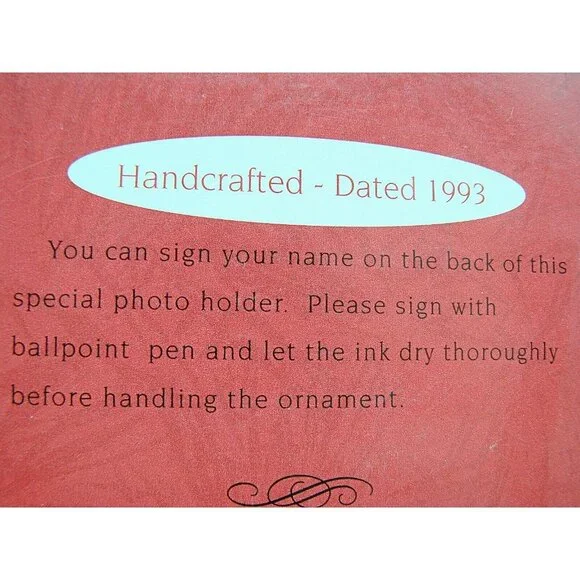 1993 Hallmark Keepsake Ornament Star Teacher White Bear Holiday or Gift Vtg NEW - Picture 8 of 11